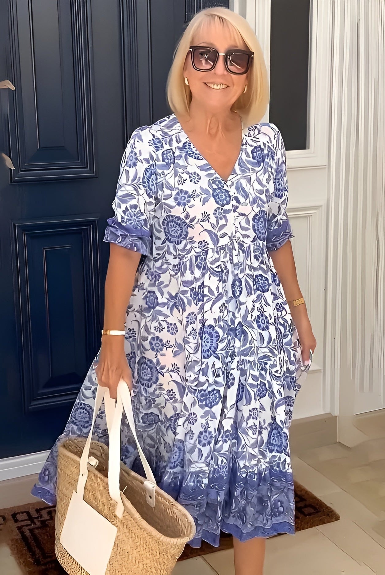 Gabriela | Floral Midi Dress