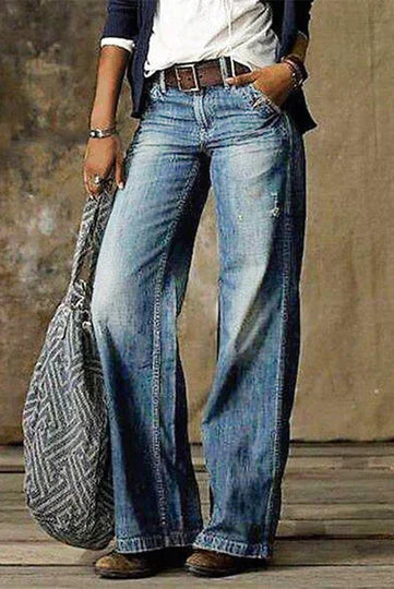 Renata | Retro Wide Leg Jeans