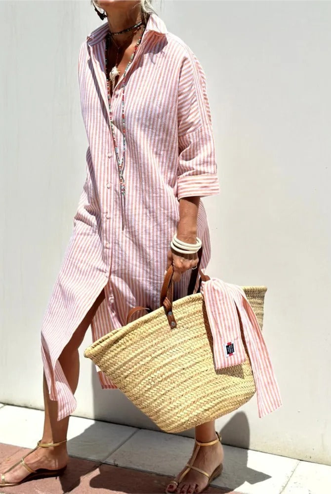 Tara | Casual Striped Dress