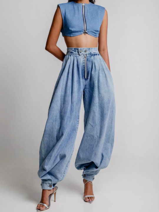 Kara | High Waist Balloon Jeans