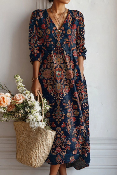 Milagros | Elegant Linen Dress