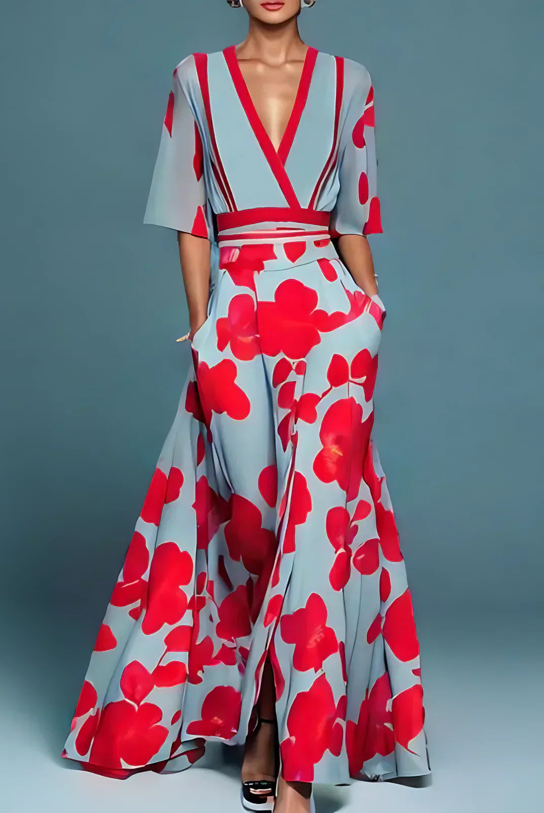 Francisca | Floral Midi Dress