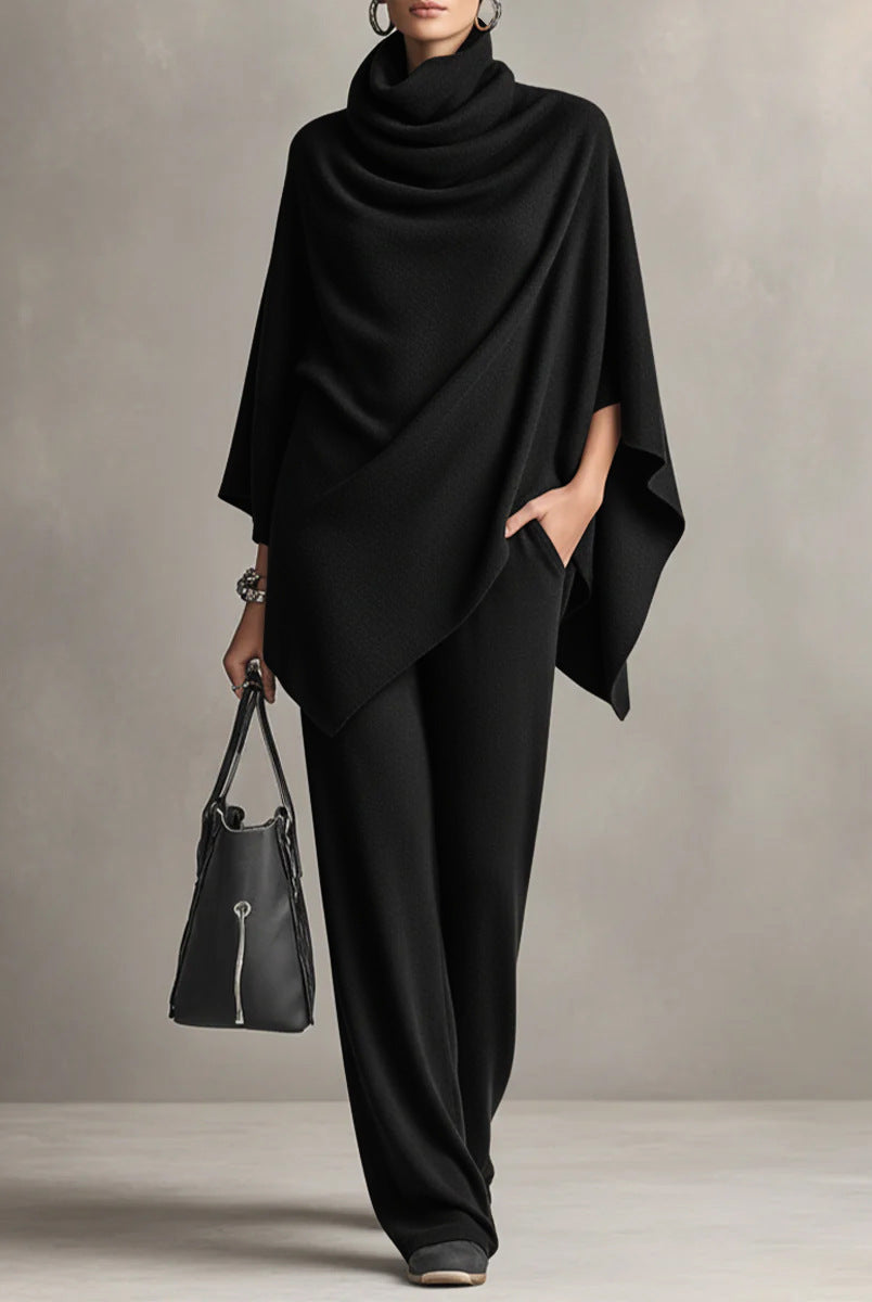 Kellie | Elegant Drape Two-Piece Set
