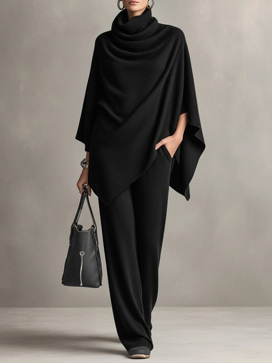 Kellie | Elegant Drape Two-Piece Set