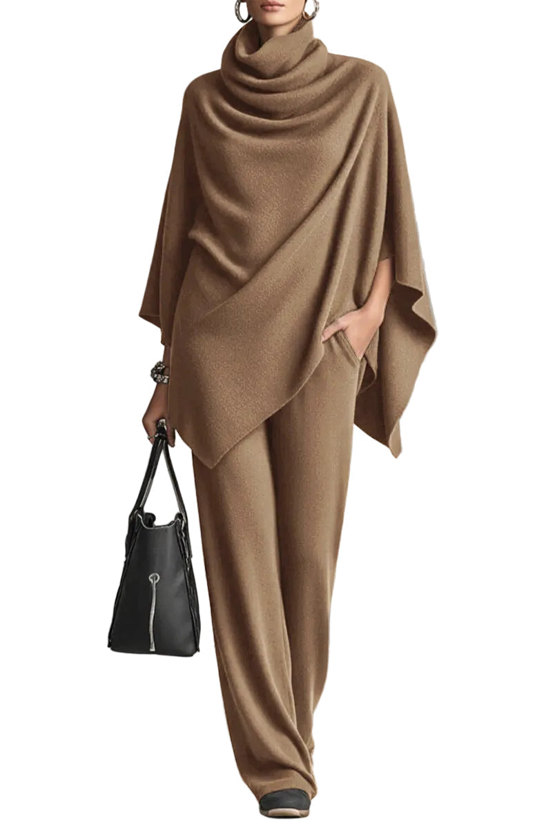 Lorna | Elegant Drape Two-Piece Set