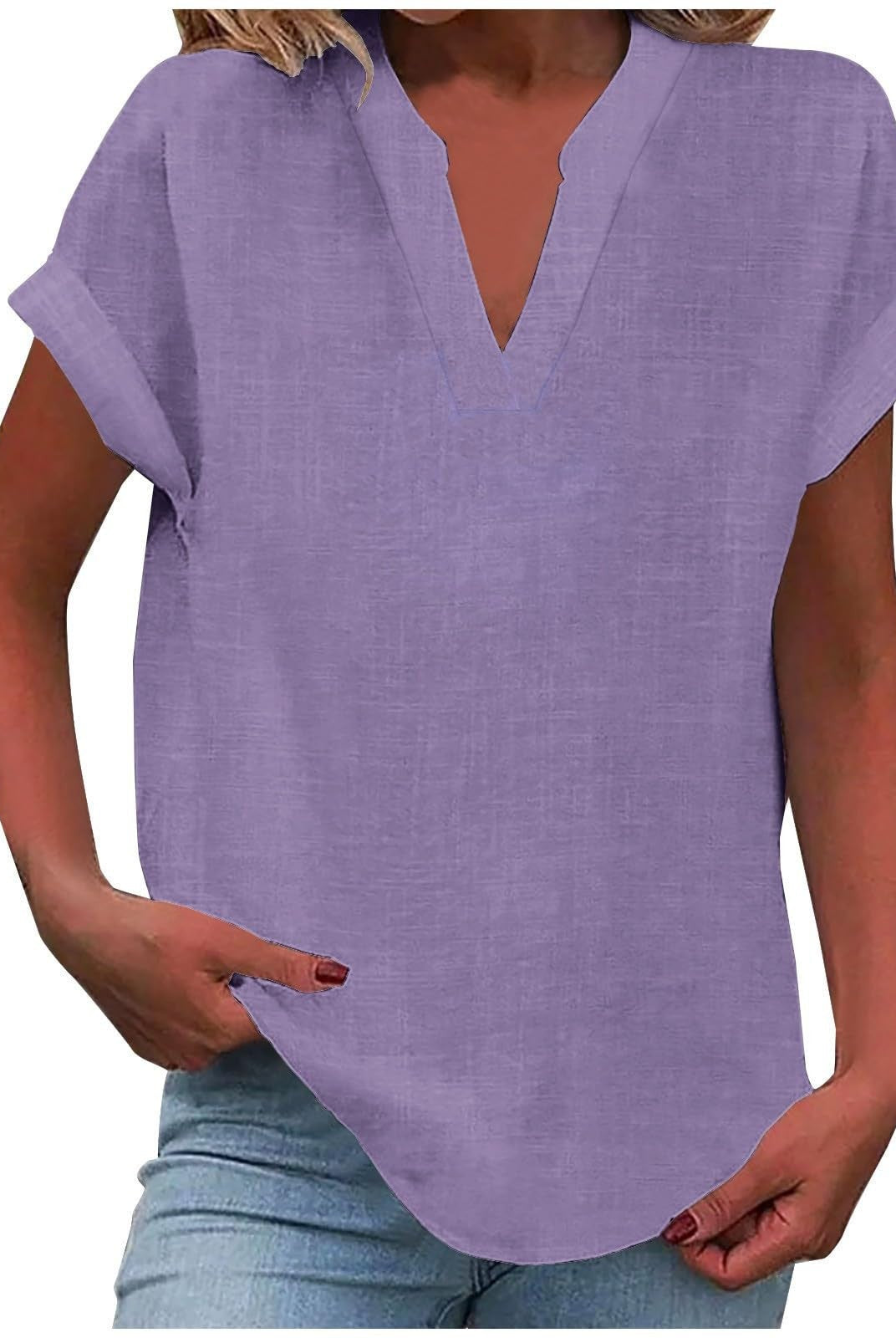 Teresita | Relaxed V-Neck Blouse