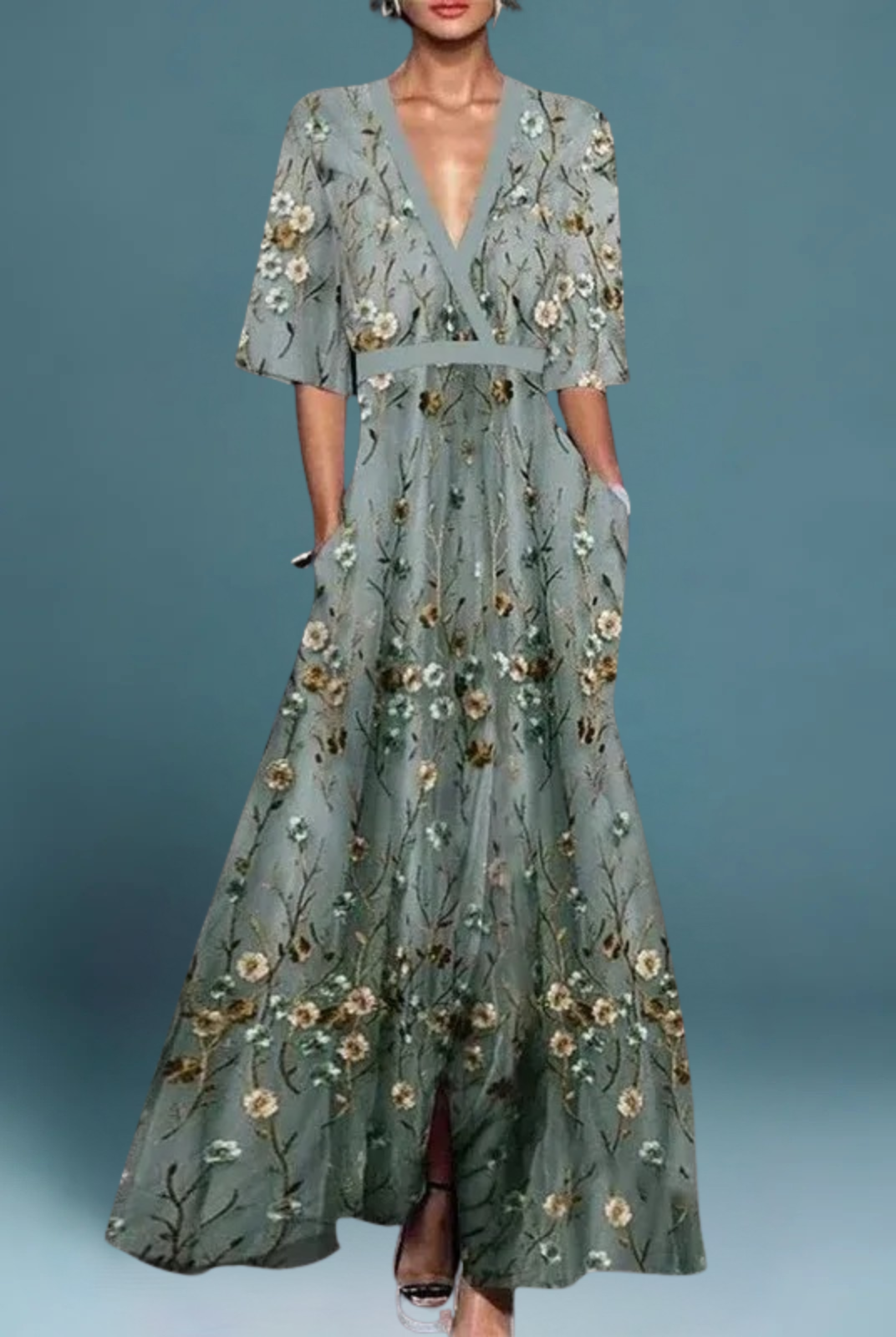 Maricela | Elegant Floral Dress