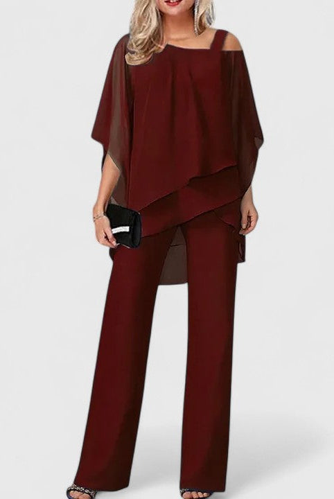 Delores | Elegant Two-Piece Pant Set