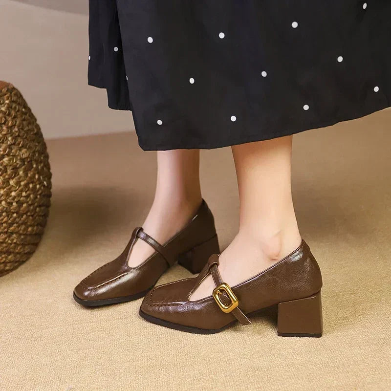 Nisha | French Mary Janes