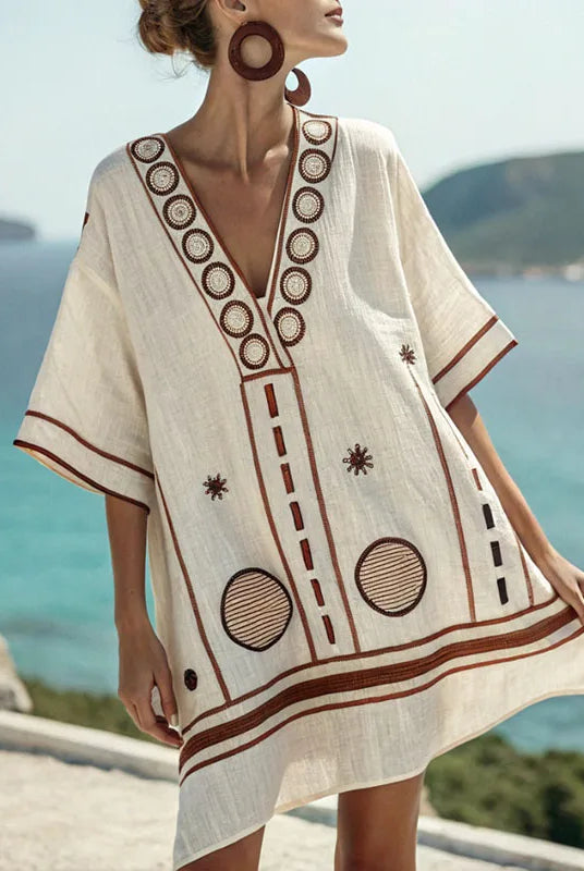 Ines | Elegant and Comfortable Beach Dress for Warm Days