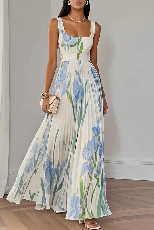 Alejandra | Floral a-Line Maxi Dress