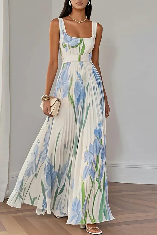 Pamela | Floral a-Line Maxi Dress