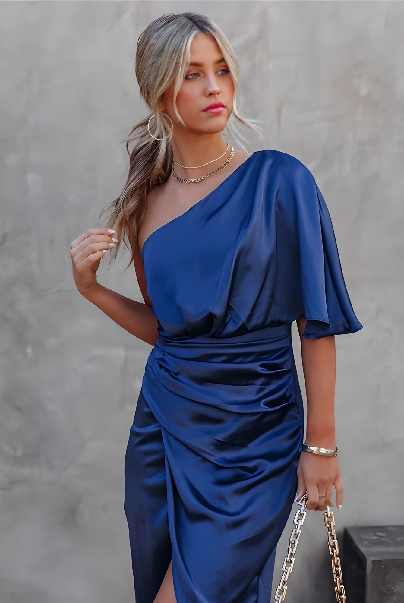 Frances | Elegant Silk Party Dress