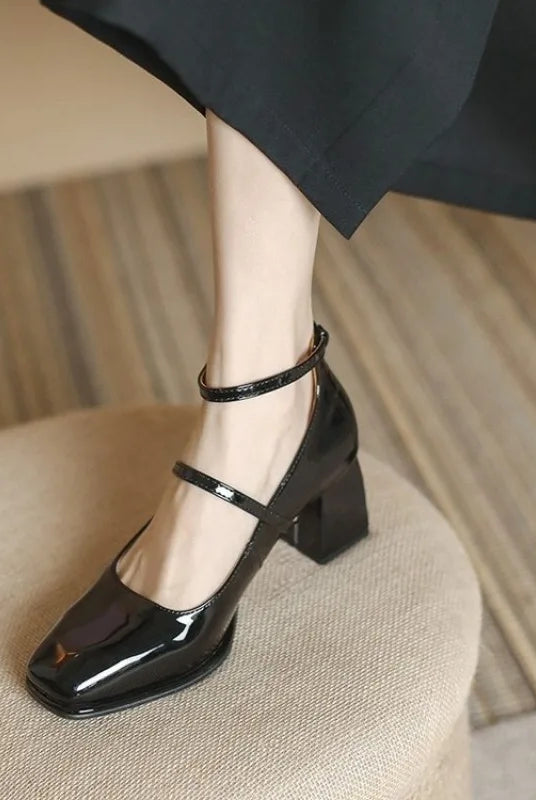 Izzy | Elegant Ankle-Strap Pumps