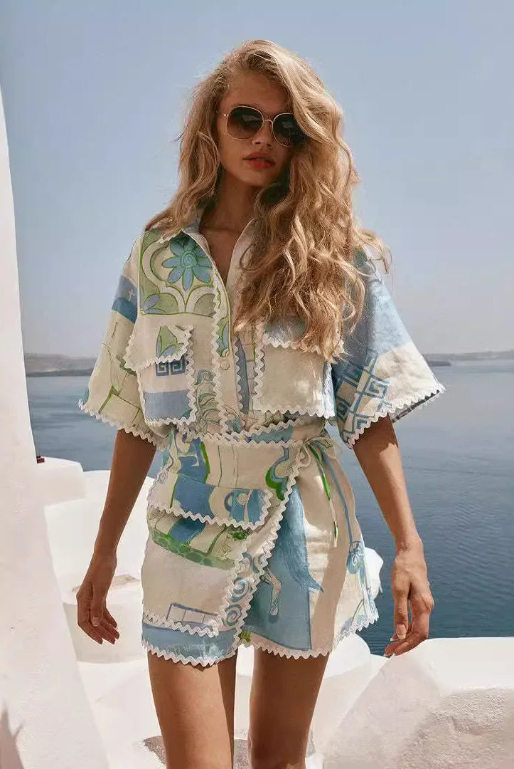 Elvira | Chic Patchwork Set