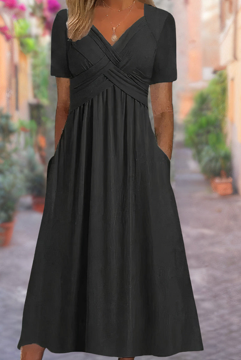 Lora | V-Neck Tummy-Covering Dress