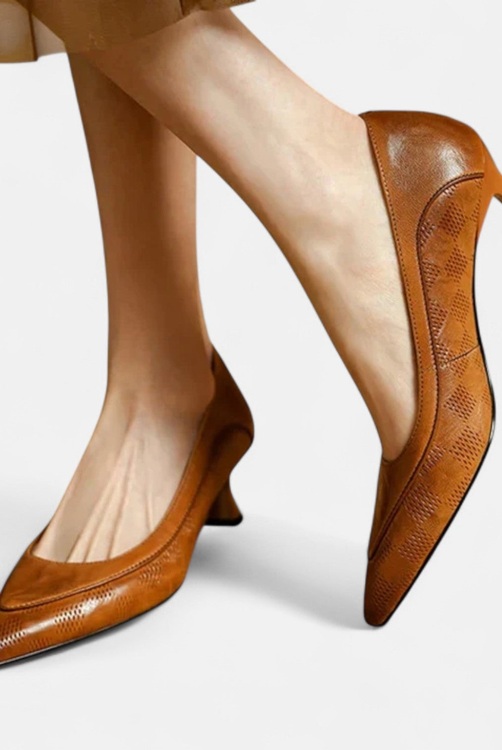 Laila | Leather Heels