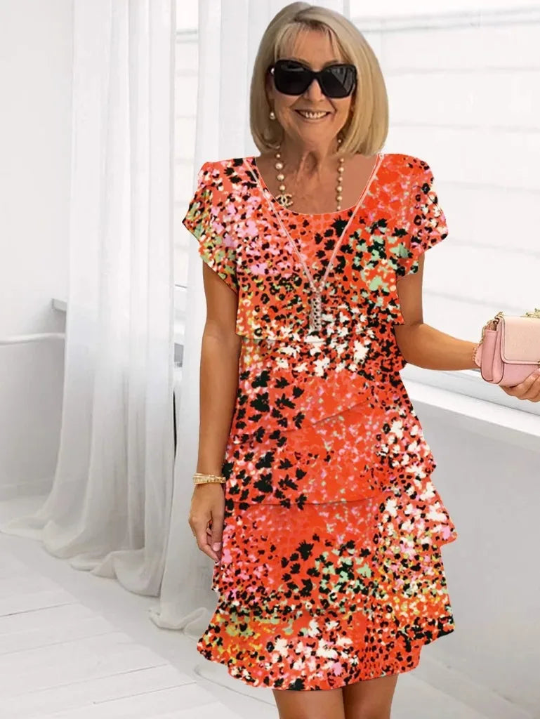 Jessi | Elegant Comfort Ruffle Dress