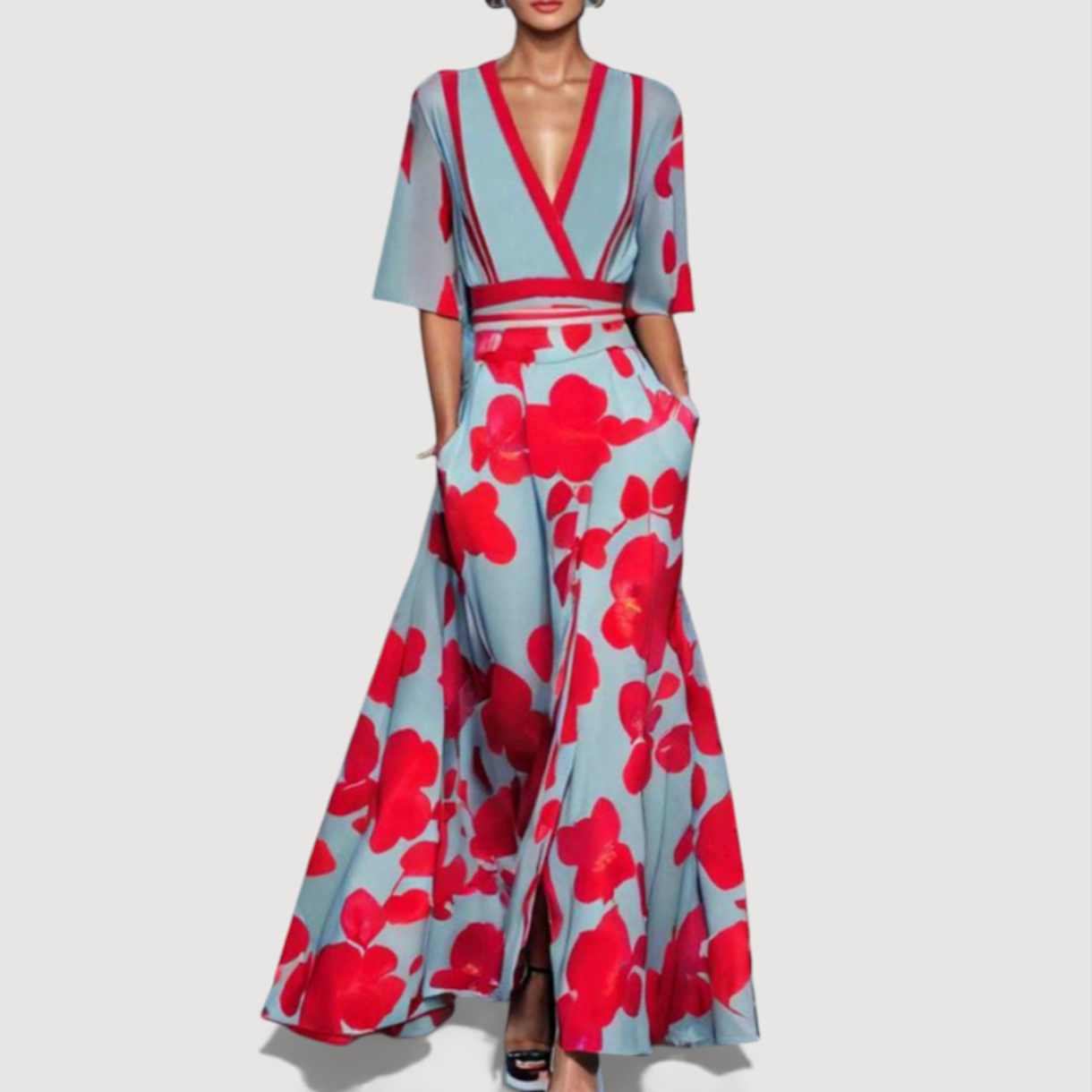 Rosemary | Floral Maxi Dress