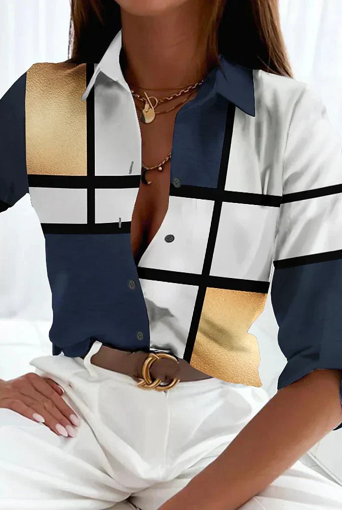 Cristy | Contemporary Printed Blouse