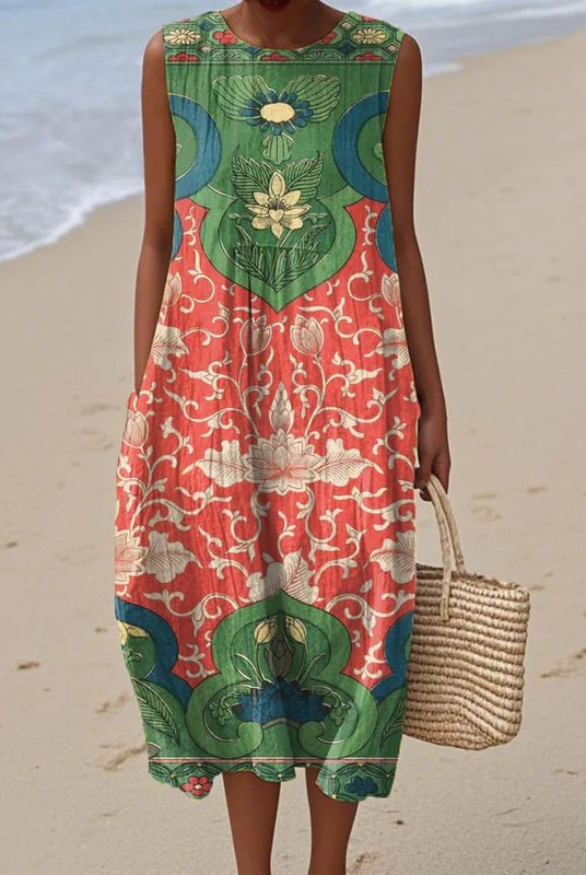 Gayle | Bohemian Midi Dress