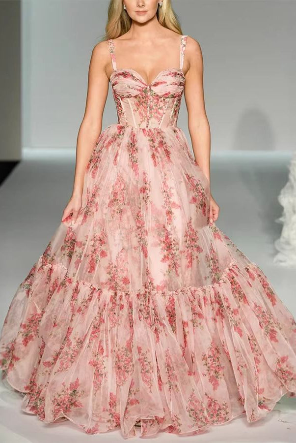 Rosalia | Tiered Ruffle Tulle Gown