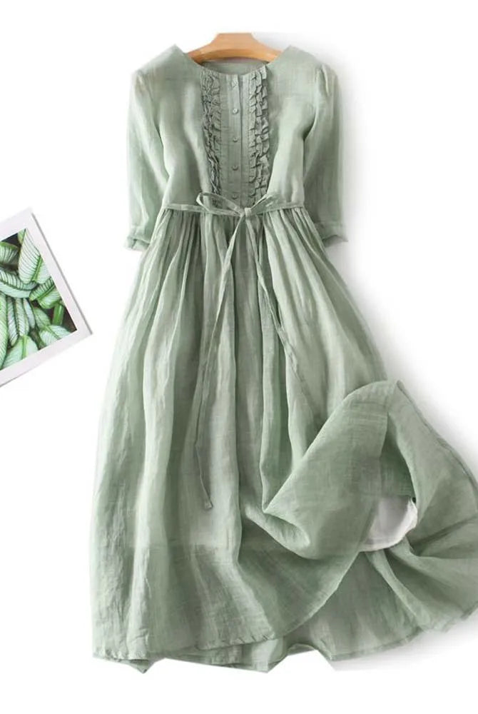 Abby | Stylish Linen Dress