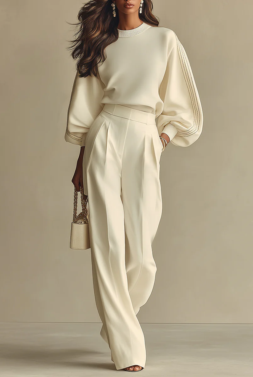 Theresa | Elegant Ribbed Set