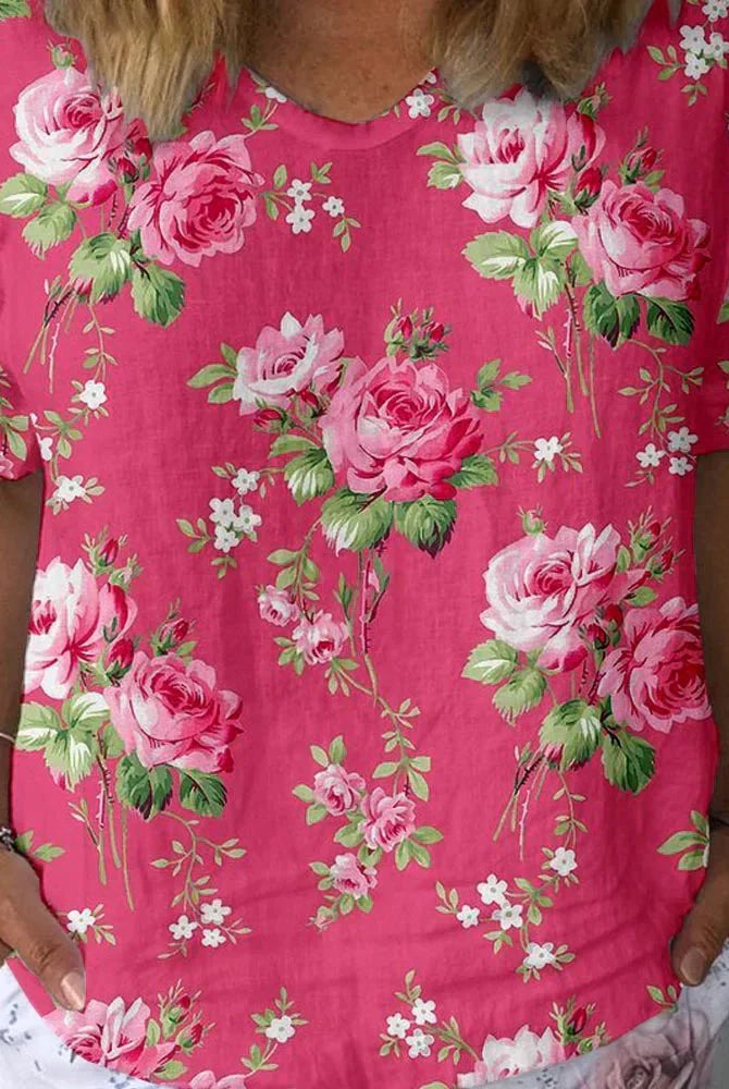 Rebeca | Artistic Floral Shirt
