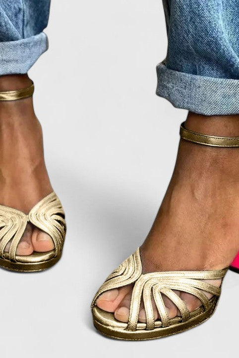 Mirian | Refined Heels Gold