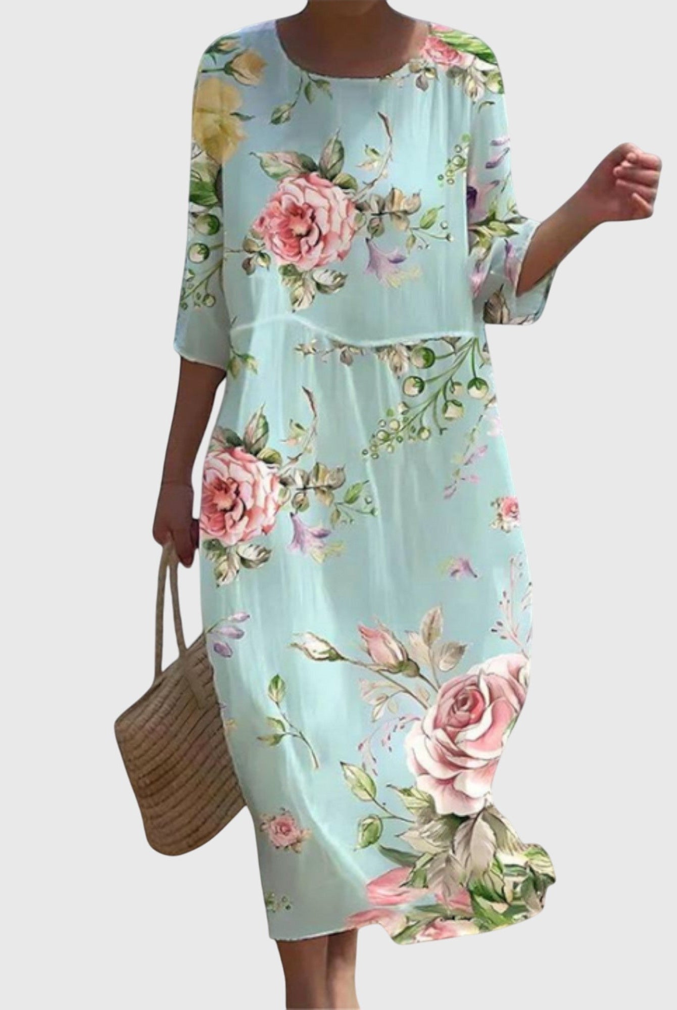 Berta | Stylish Floral Maxi Dress