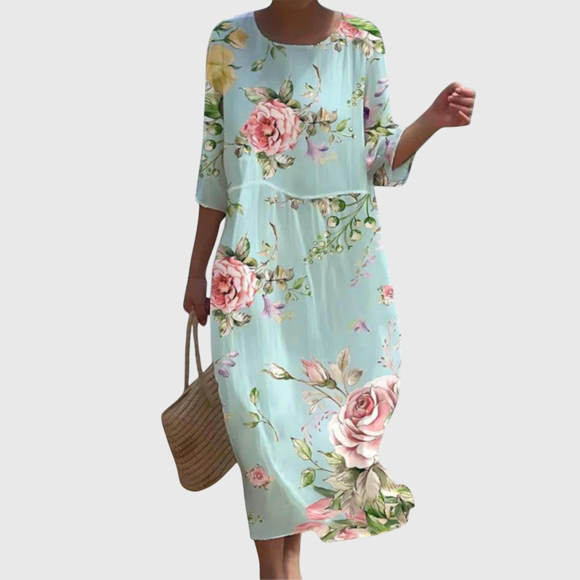 Joann | Stylish Floral Maxi Dress