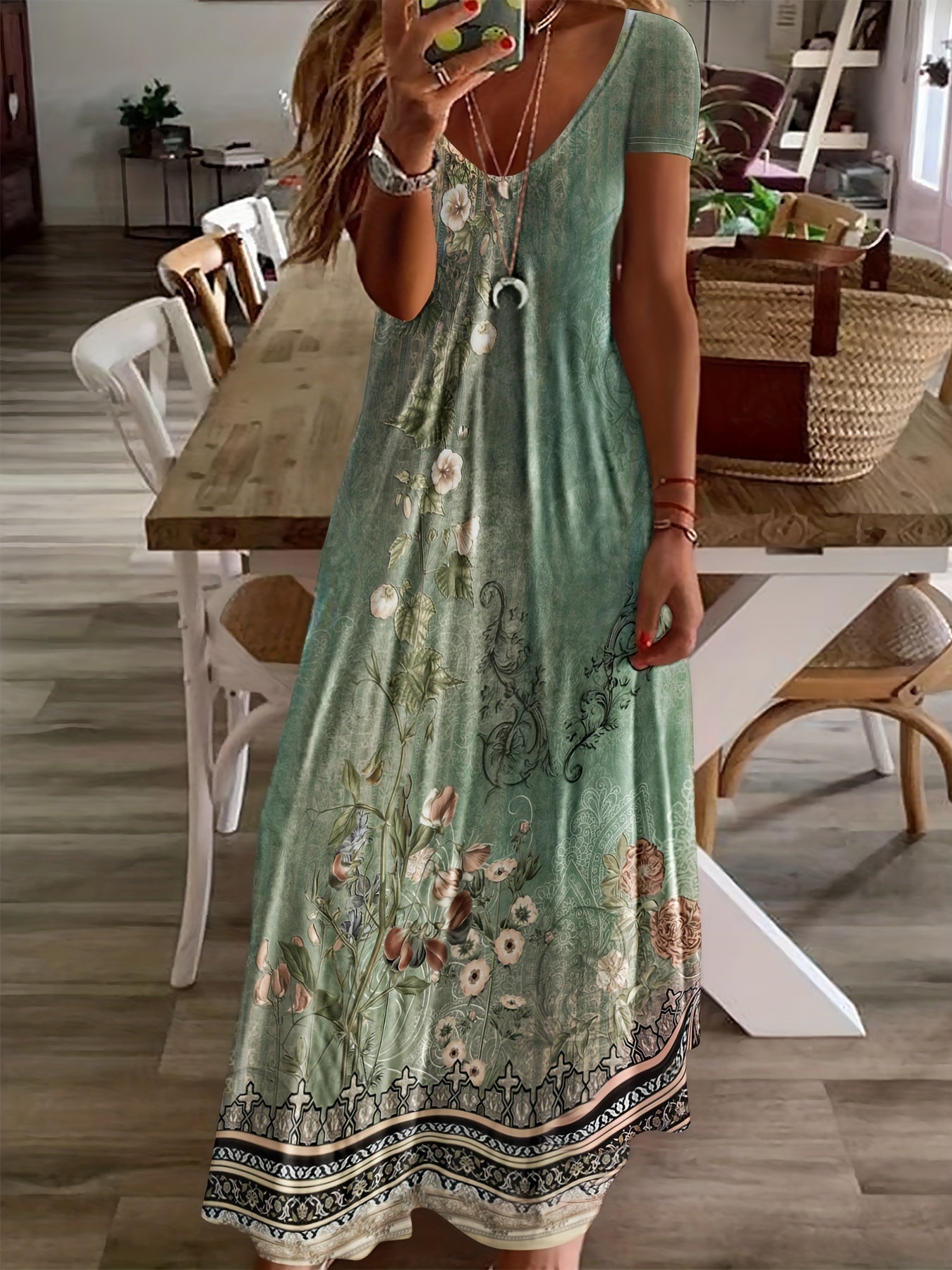 Veronica | Artistic Tummy-Flattering Dress