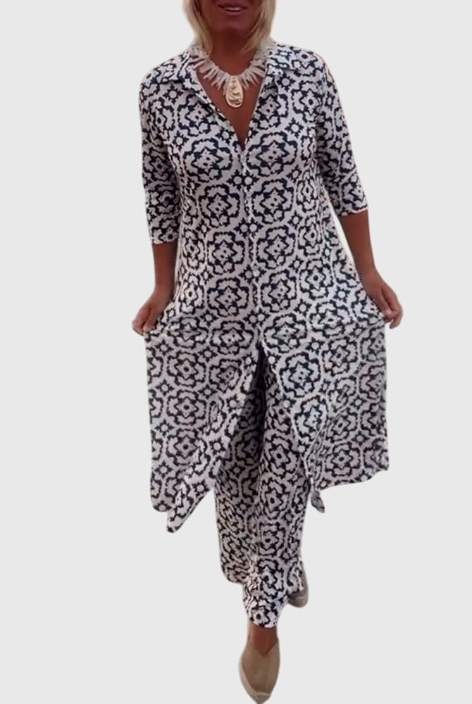Sonia | Elegant Vintage Two-Piece Set