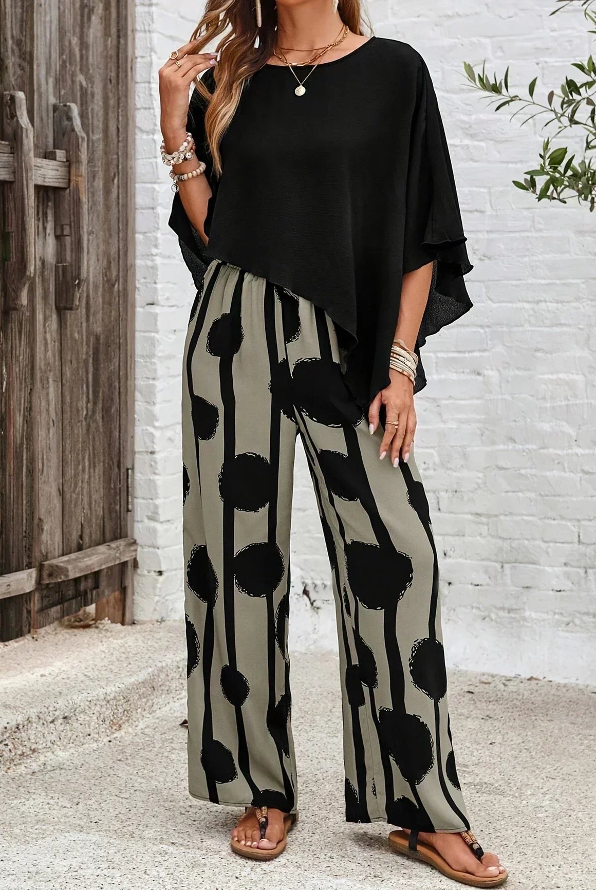 Eunice | Comfortable Elastic Waist Two-Piece Set