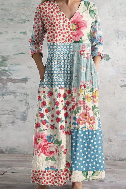 Nana | Elegant Retro Maxi Dress