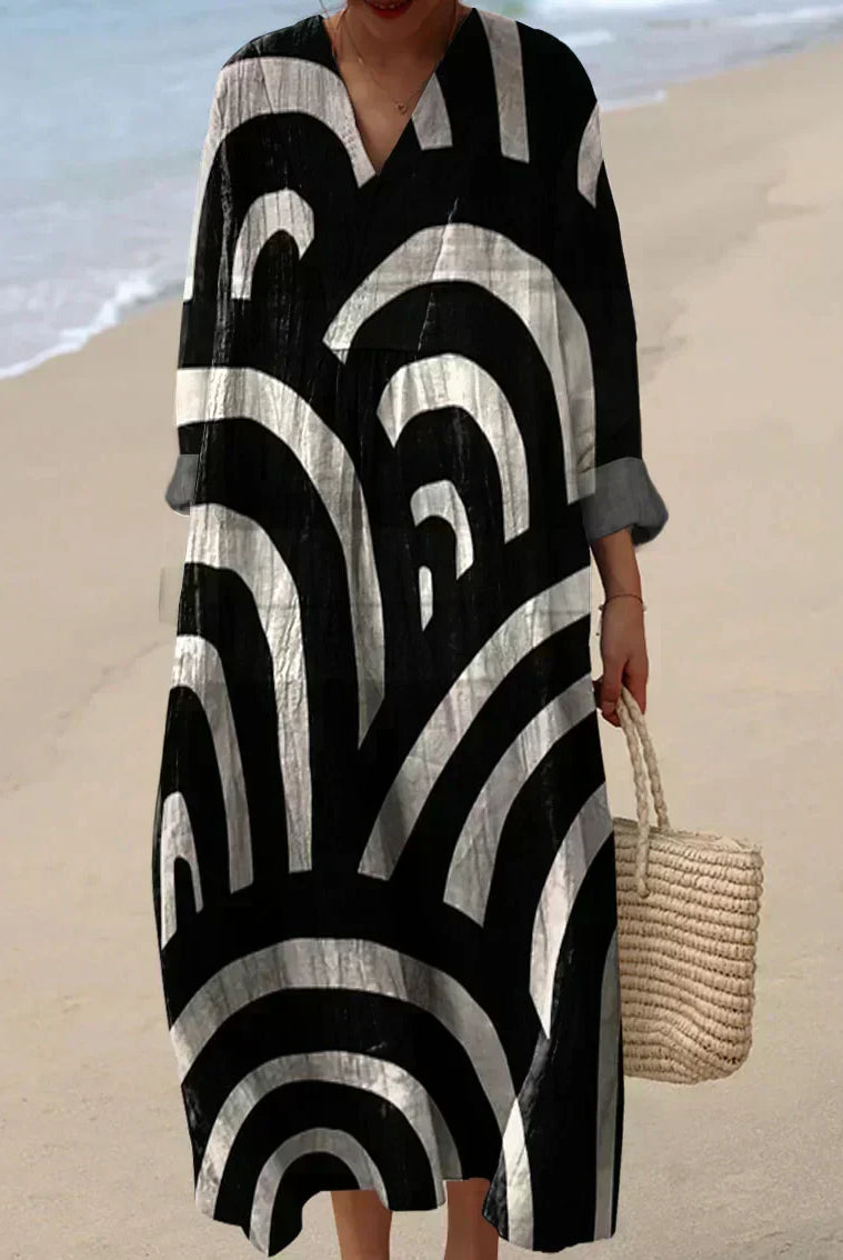 Olga | Summer Breeze Printed Dress