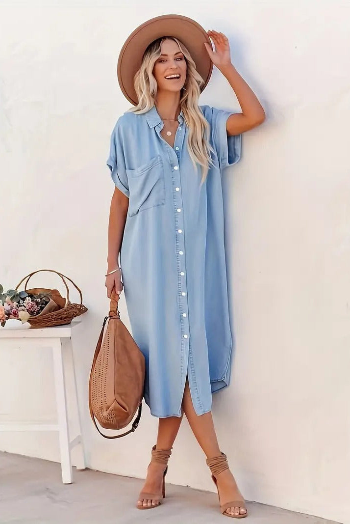 Antoinette | Shirt Dress with Fixed Pockets