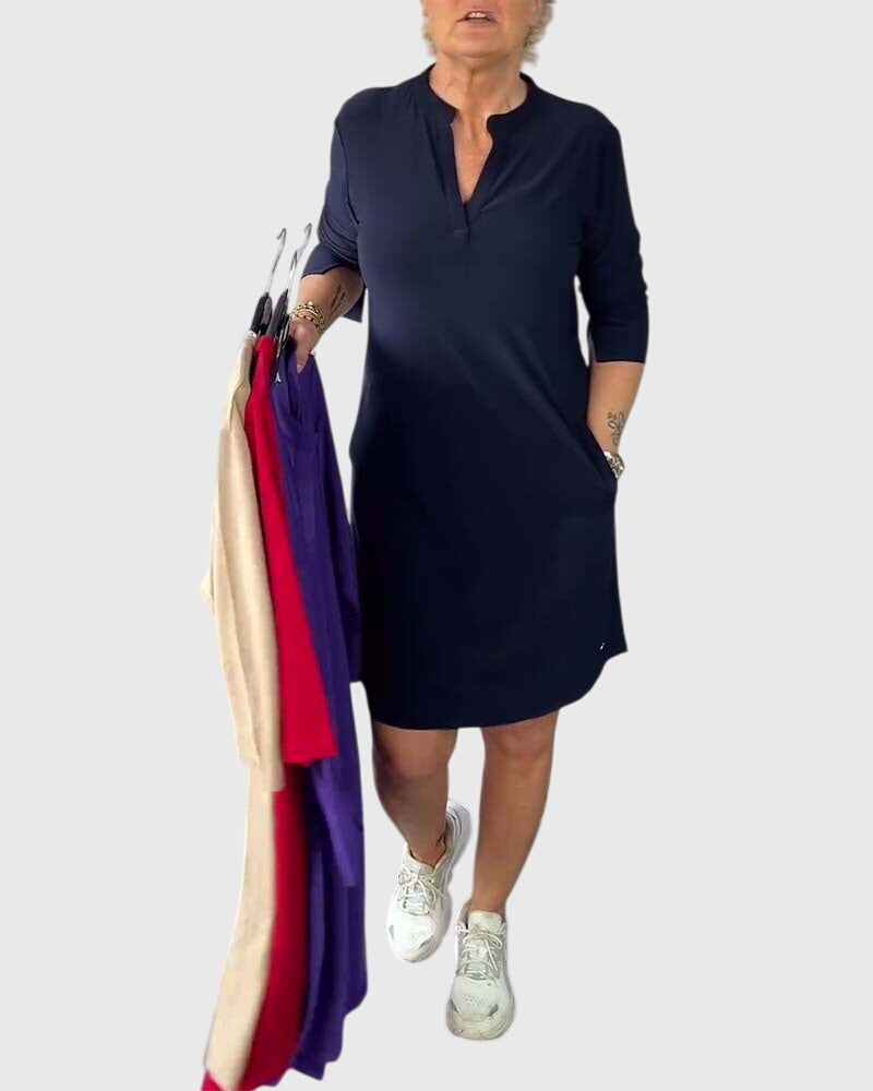Ines | V-Neck Dress