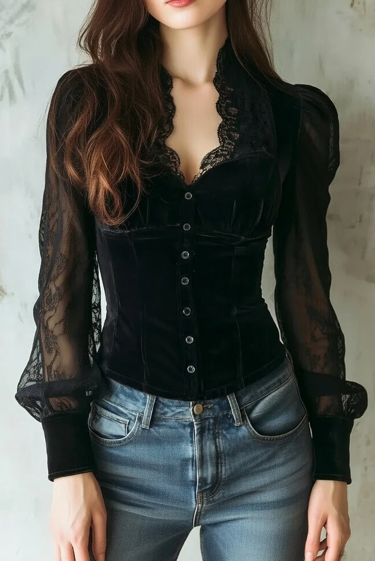 Kristy | Midnight Blouse
