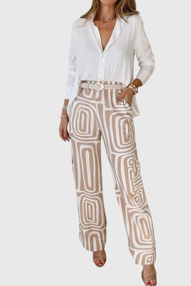 Aida | Stylish Pants + Free Blouse & Belt