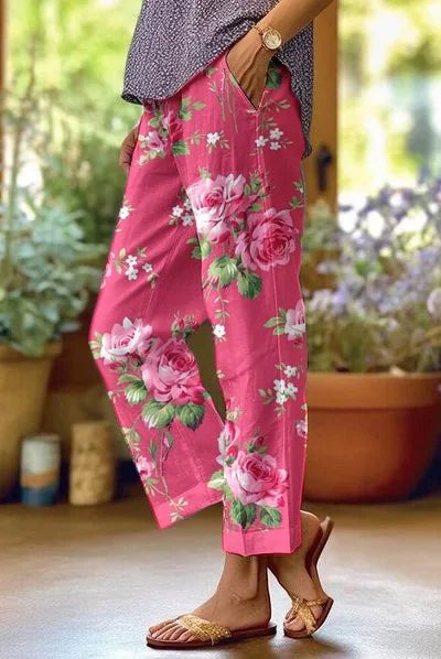 Kenia | Floral Casual Pants