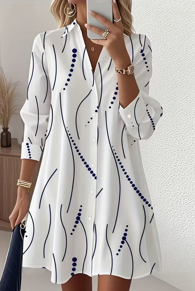 Glenda | Wavy Collar Shirt