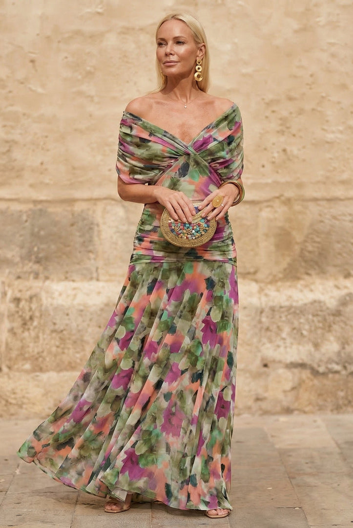 Flor | Elegant Colorful Dress