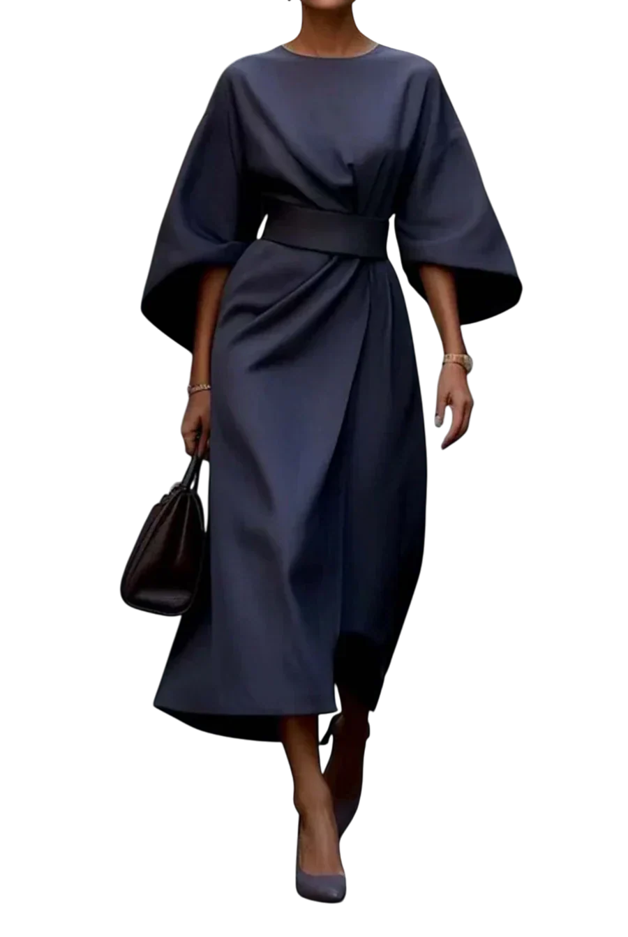 Gisela | Elegant Lantern Sleeve Dress