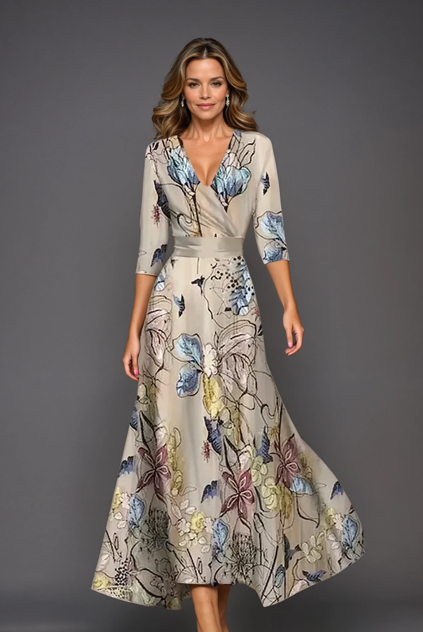 Maricela | Chic Dress with Floral Print