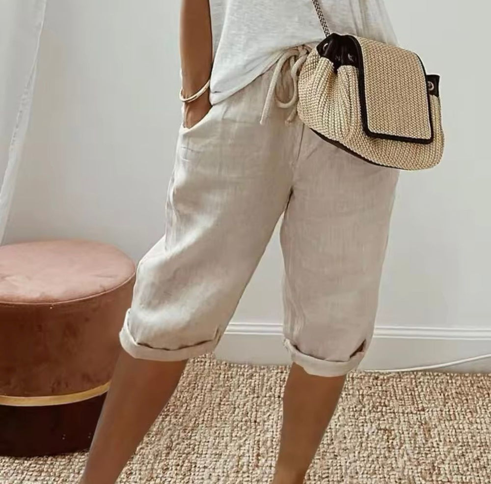 Vero | Linen Full Shorts