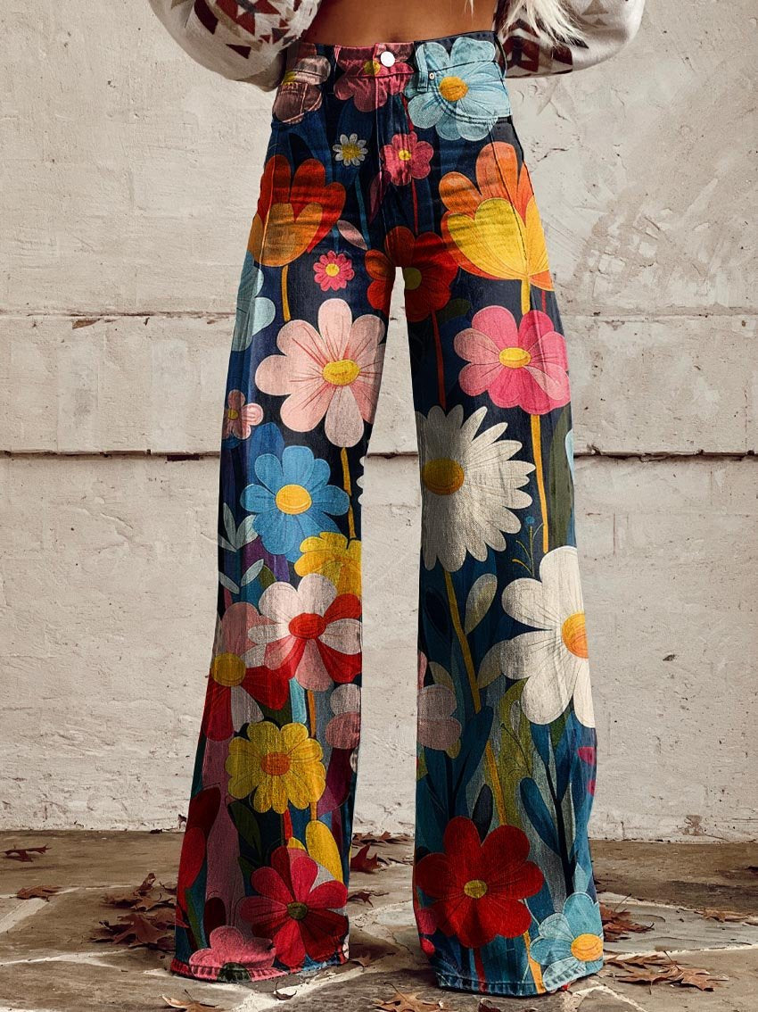 Bonnie | Floral Wide Pants