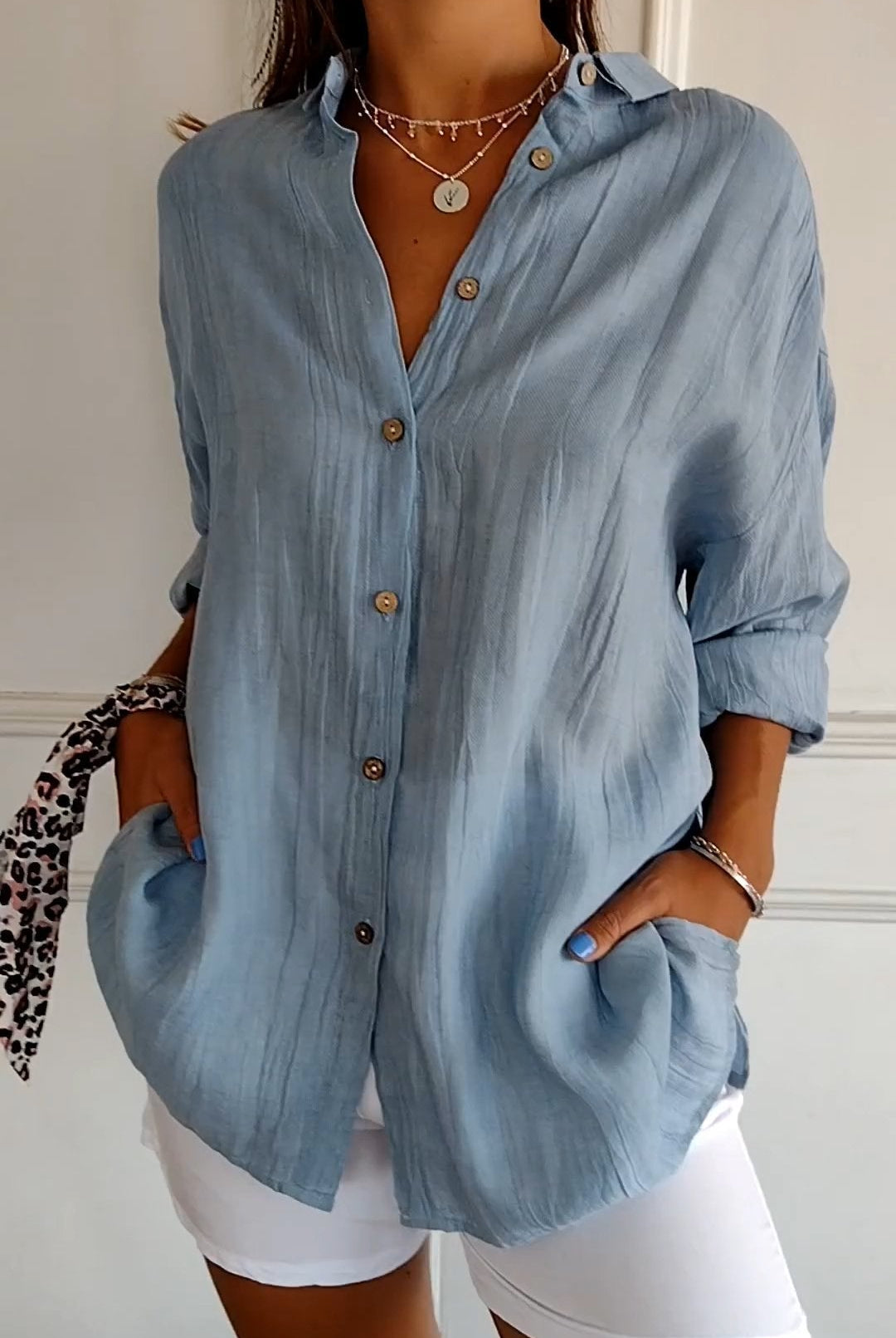 Emma | Pleated Blouse