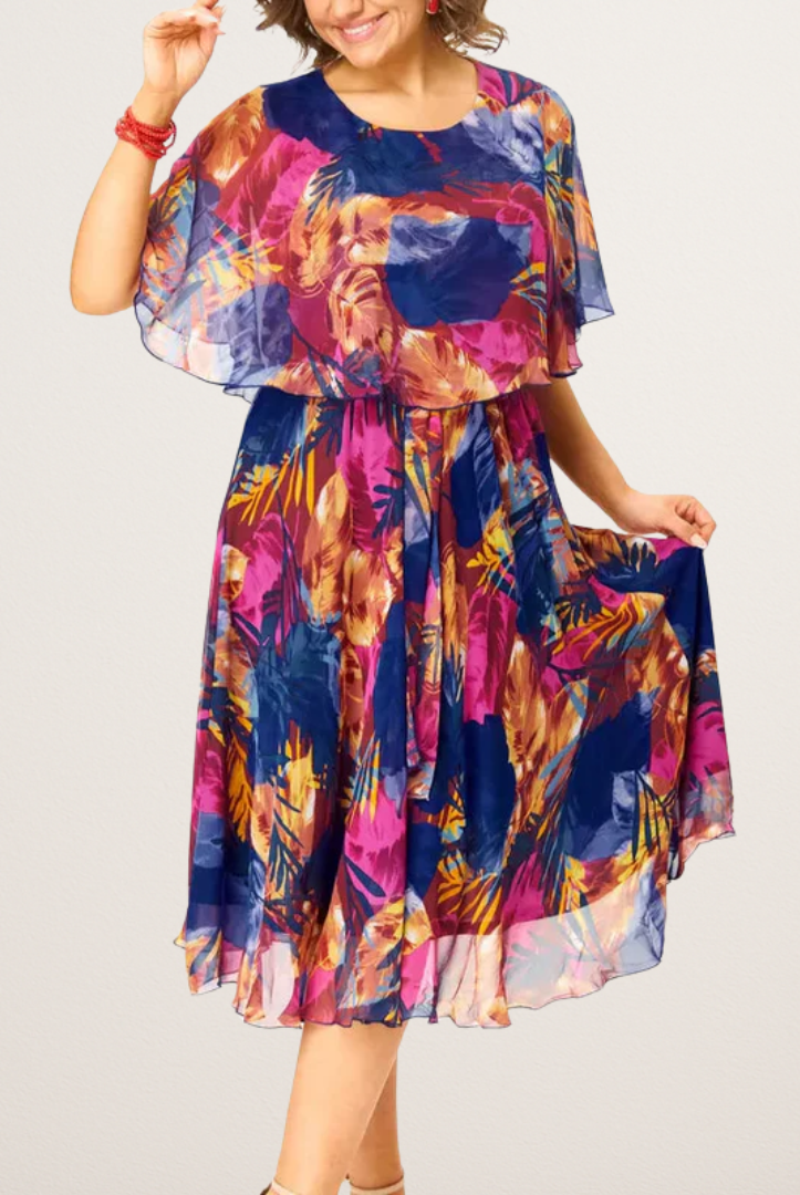 Maureen | Plus Size Chiffon Dress